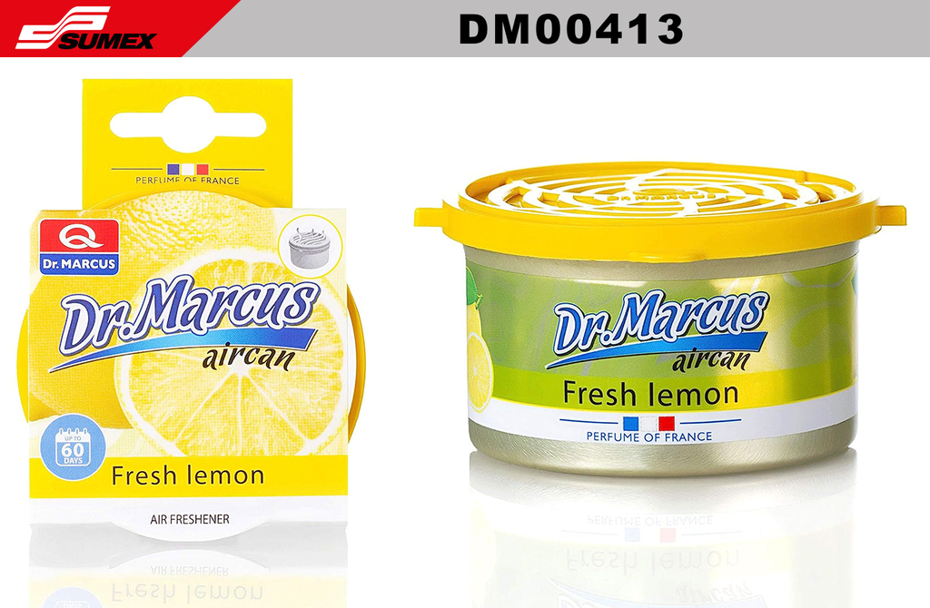 AMBIENTADOR DR. MARCUS AIRCAN FRESH LEMON (1 SET/20 UNDS) (9 SETS/180 UNDS)