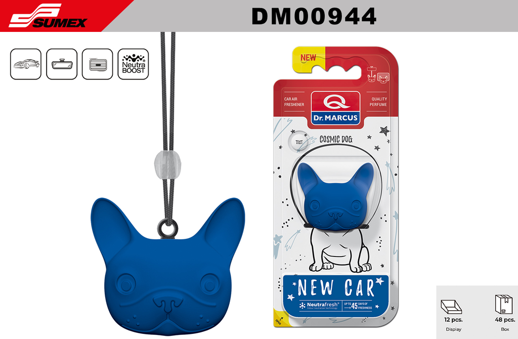 AMBIENTADOR DR. MARCUS COSMIC DOG NEW CAR (1 SET = 12 UNDS) (4 SETS = 48 UNDS)