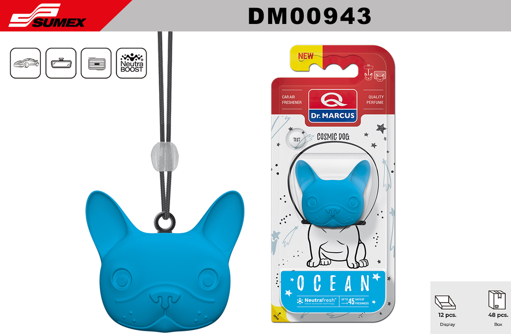 AMBIENTADOR DR. MARCUS COSMIC DOG OCEAN (1 SET = 12 UNDS) (4 SETS = 48 UNDS)