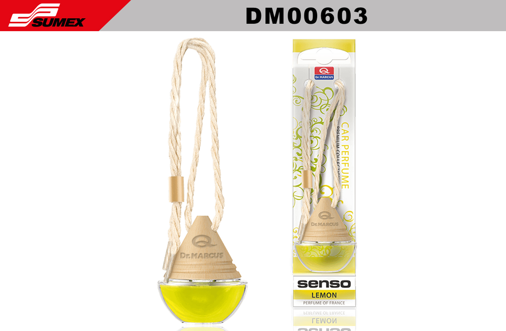 AIR FRESHENER DR. MARCUS SENSO WOOD LEMON (1 SET=18 UNITS)