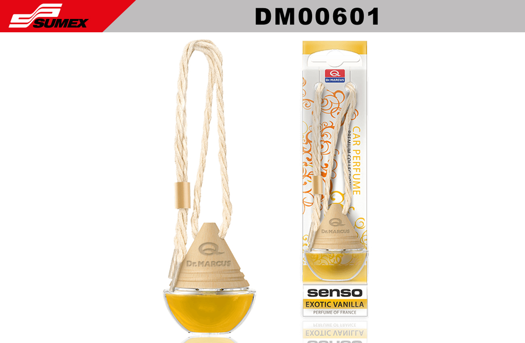 AIR FRESHENER DR. MARCUS SENSO WOOD EXOTIC VANILLA (1SET=18 UNITS)