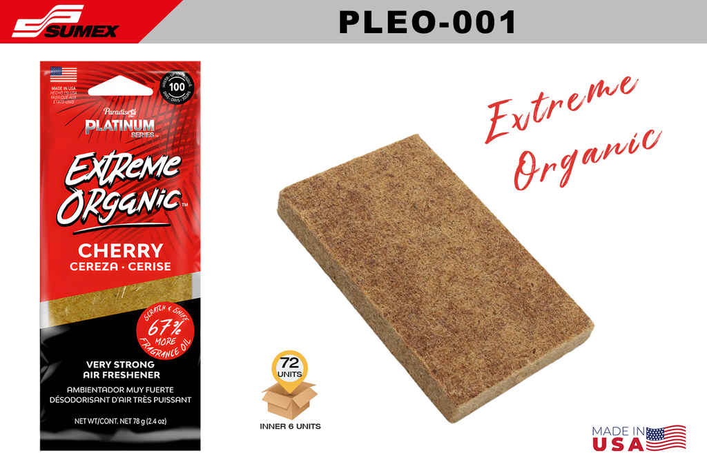 AIR FRESHENER PARADISE AIR PL EXTREME ORGANIC CHERRY (1 SET / 6 UNITS) (12 SETS / 72 UNITS)
