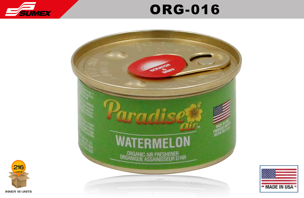 AMBIENTADOR PARADISE ORGANIC WATERMELON (1SET = 18UNDS) (12 SETS = 216 UNDS)