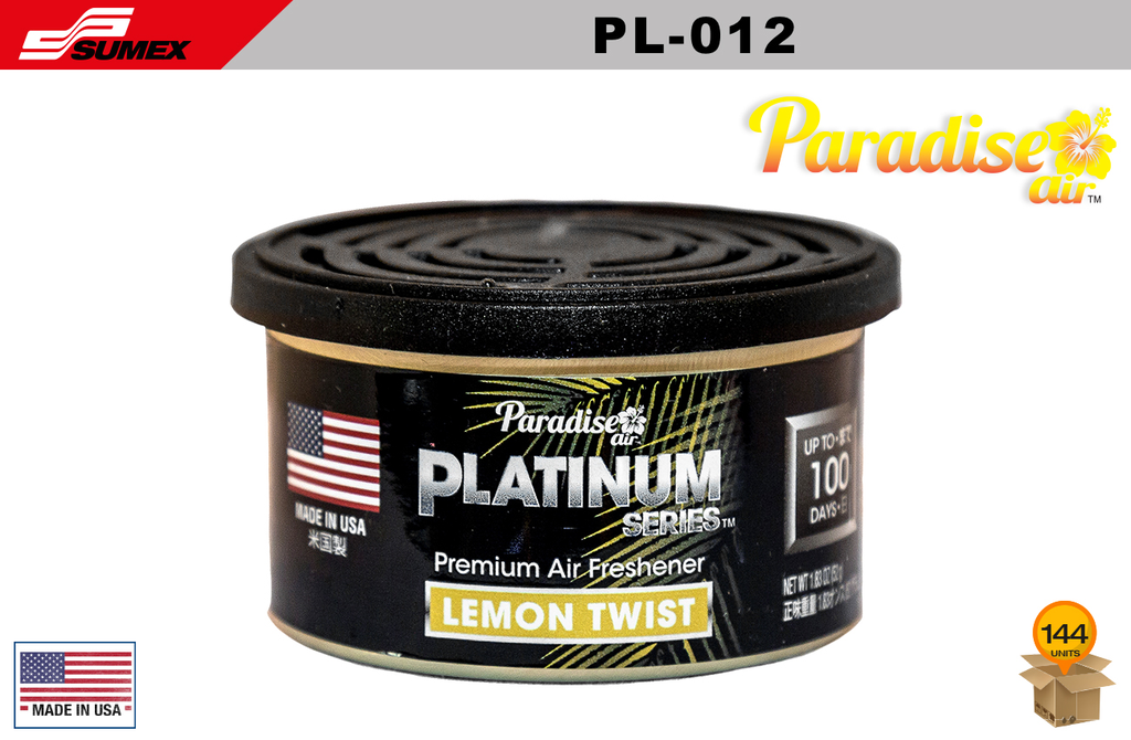 AMBIENTADOR PARADISE PLATINUM SERIES LEMON TWIST (1 SET/12 UNDS) (12 SET/144 UNDS)