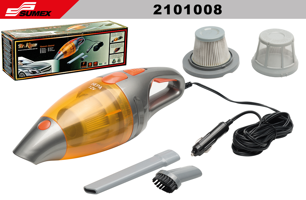 CAR VACUUM CLEANER MR. KLEEN 100W 12V (8 PCS)