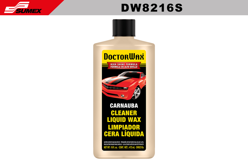 CARNAUBA CLEANER LIQUID WAX (16 OZ - 473 ML) (6 UNITS)
