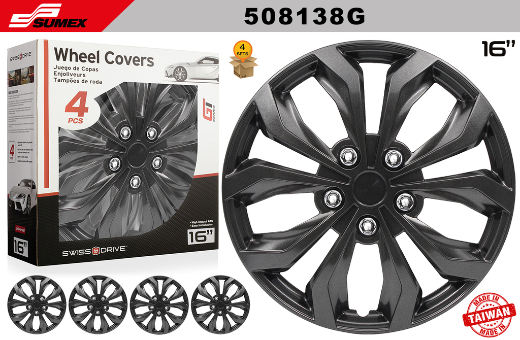 COPAS SWISS DRIVE 16" SPA BRONCE/METALICO (4 SETS)