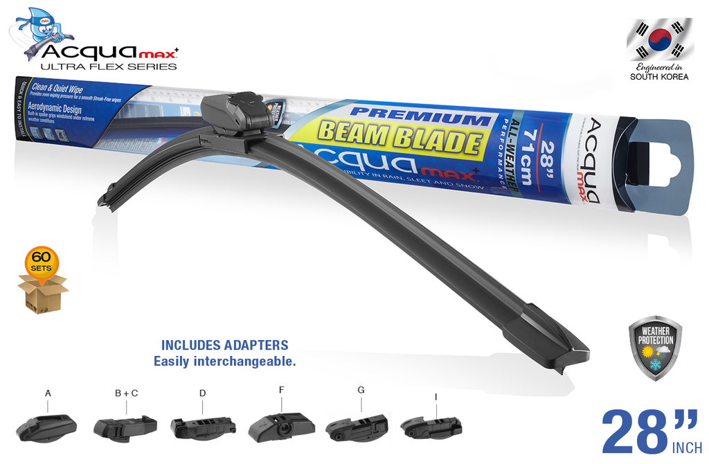 WIPER BLADE ACQUAMAX 28" (60 SETS) (6 SETS = 10 UNITS)