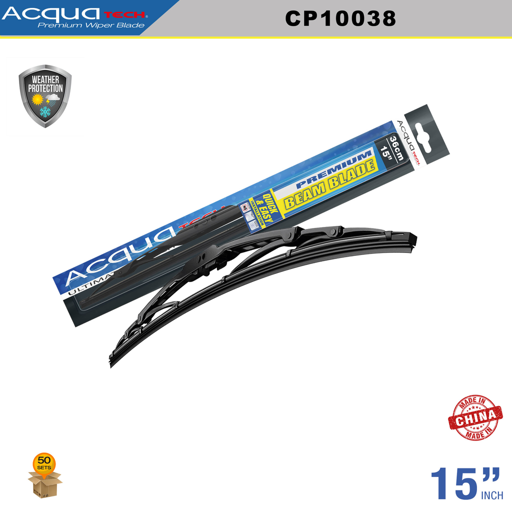 WIPER BLADE ACQUATECH 15'' (50 SETS)