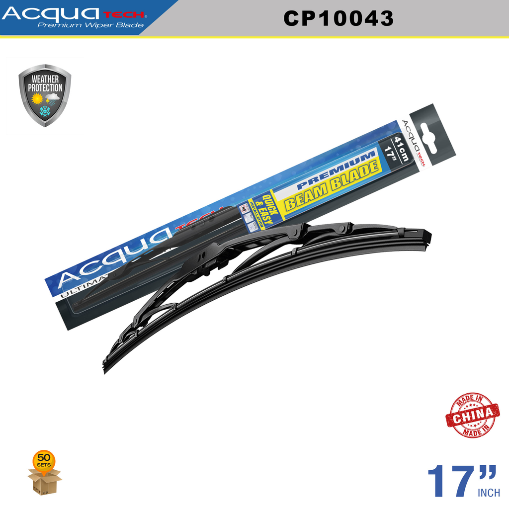 WIPER BLADE ACQUATECH 17" (50 SETS)