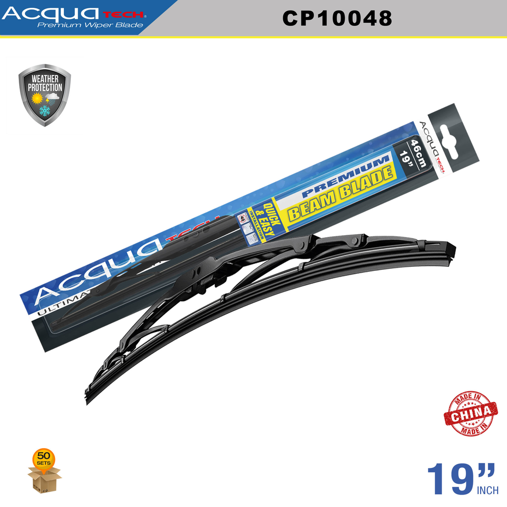 ESCOBILLA LIMPIA PARABRISAS ACQUATECH 19'' (50 SETS)