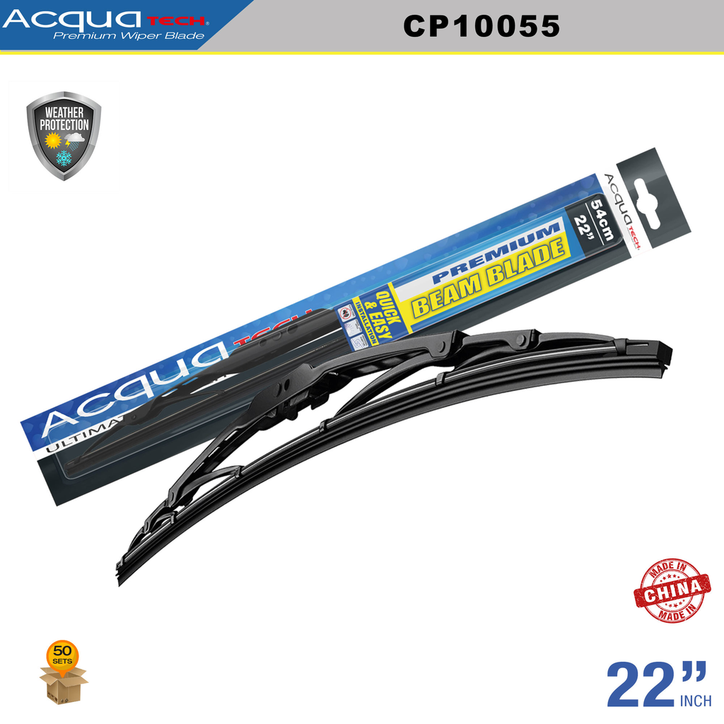 ESCOBILLA LIMPIA PARABRISAS ACQUATECH 22'' (50 SETS)
