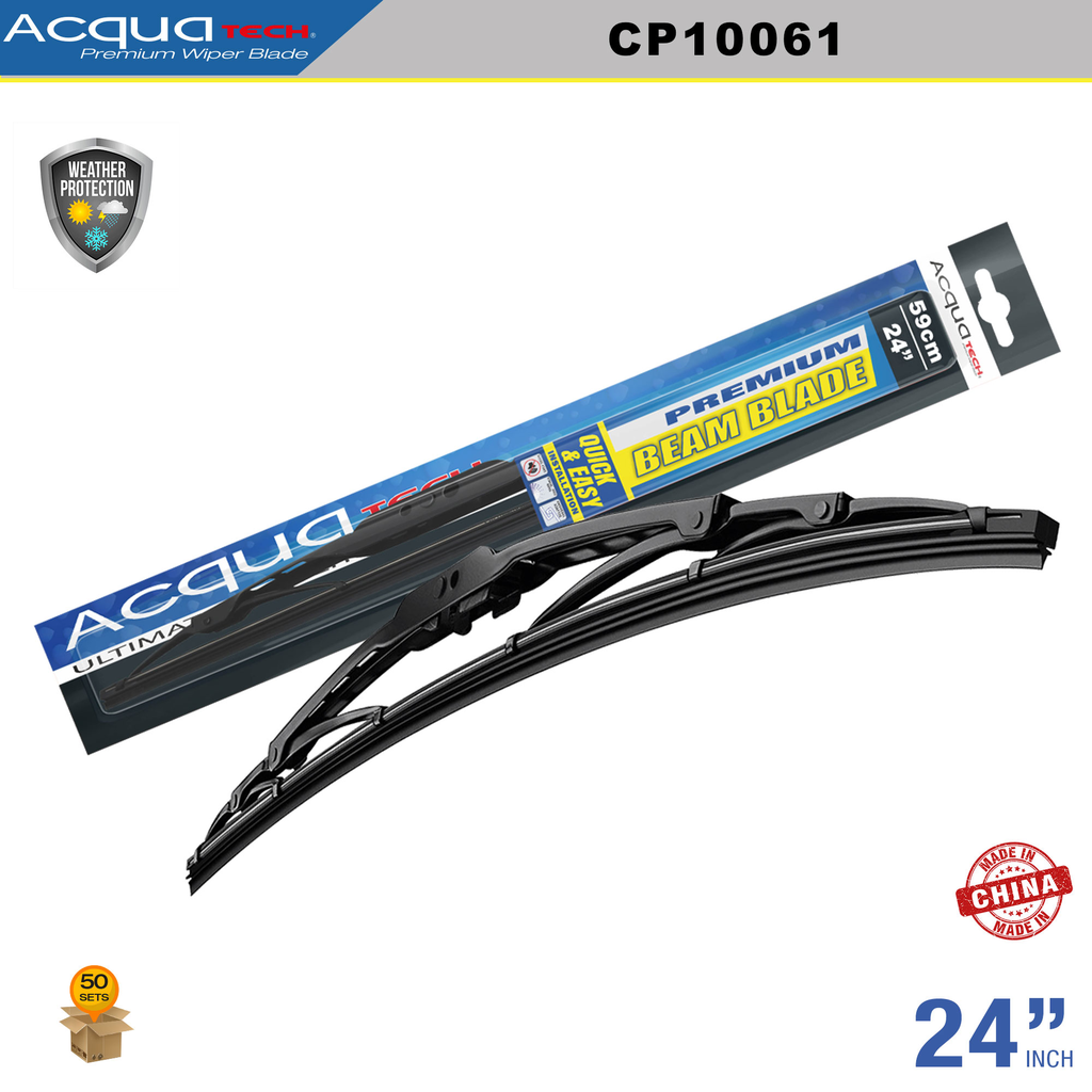 ESCOBILLA LIMPIA PARABRISAS ACQUATECH 24'' (50 SETS)