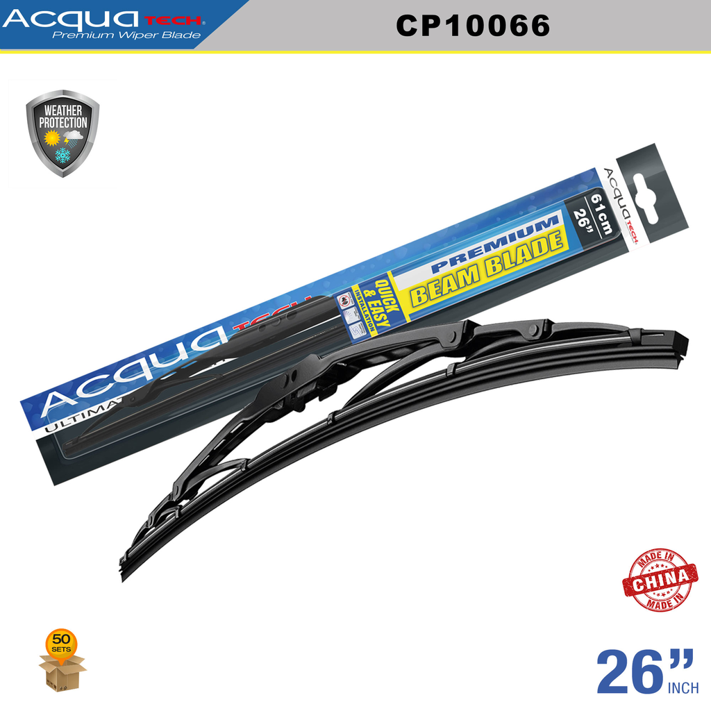 ESCOBILLA LIMPIA PARABRISAS ACQUATECH 26'' (50 SETS)