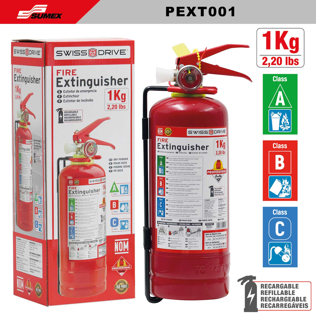 ACCESORIO DE SEGURIDAD SWISS DRIVE (1KG/2.20LBS) (10UNDS)