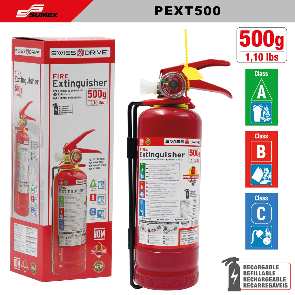 ACCESORIOS DE SEGURIDAD SWISS DRIVE (500G/1.10LBS) (10UNDS)