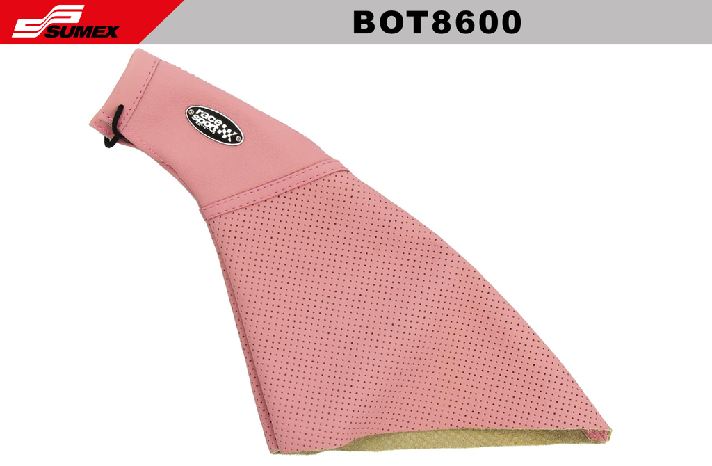 FUNDA DE CUERO PARA PALANCA DE FRENO DE MANO RACE SPORT ROSADA (24 UNDS)