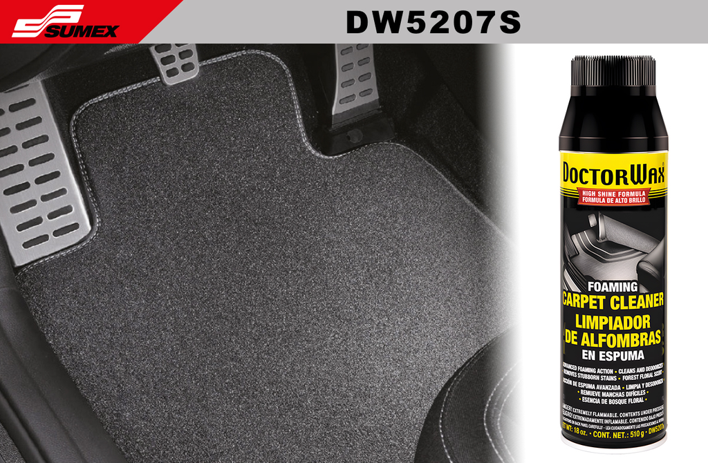 LIMPIADOR DE ALFOMBRA EN ESPUMA DOCTOR WAX (18 OZ) (6 UNDS)