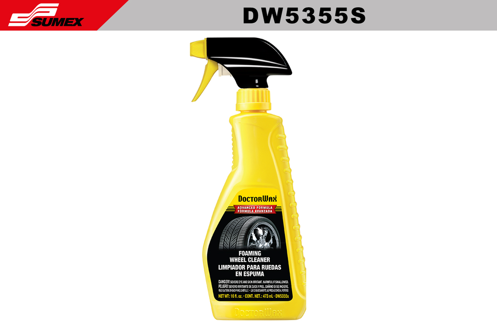LIMPIADOR PARA RUEDAS EN ESPUMA DOCTOR WAX (16 OZ) (6 UNDS)