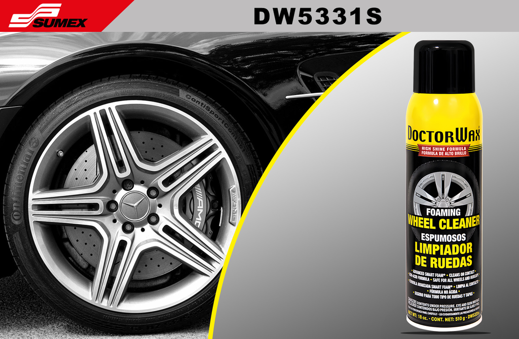 FOAM WHEEL CLEANER SRAY DOCTOR WAX (18 OZ - 510 G) (6 PCS)