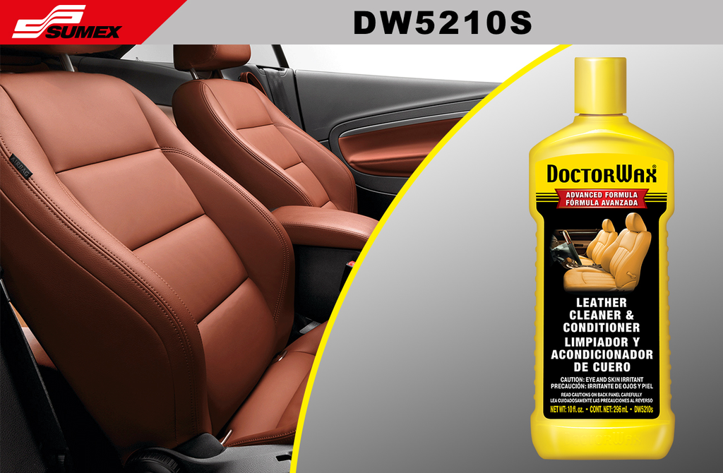 LIMPIADOR Y ACONDICIONADOR DE CUERO DOCTOR WAX (10 OZ) (6 UNDS)