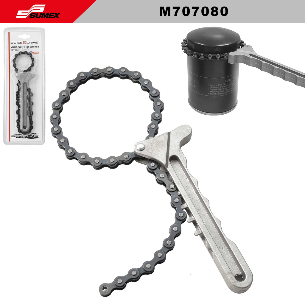 LLAVE DE FILTRO DE ACEITE SWISS DRIVE (48 UNDS)(4 SETS = 12 UNDS)