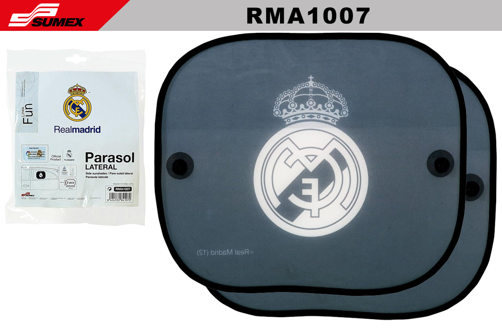 PARASOL LATERAL R NEGRO (36 X 44 CM) (2 UNDS) (50 SETS)
