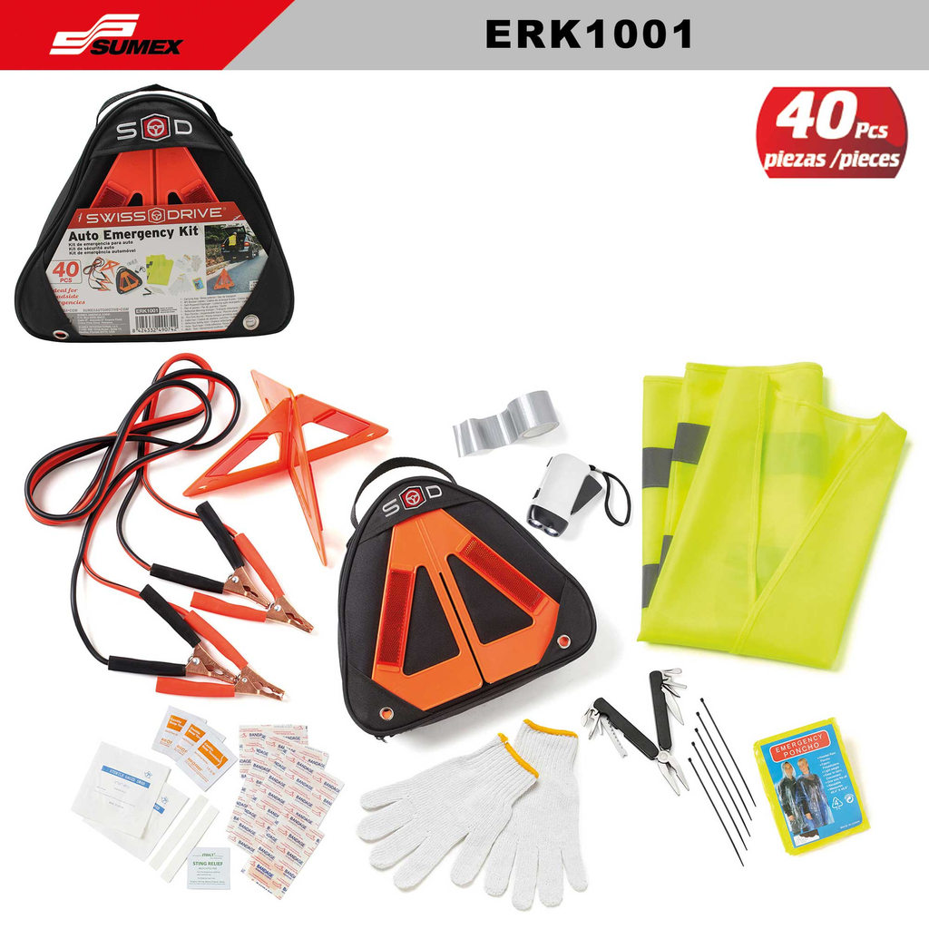 ROAD SAFETY KIT SWISS DRIVE (40 PCS) (5 SETS)