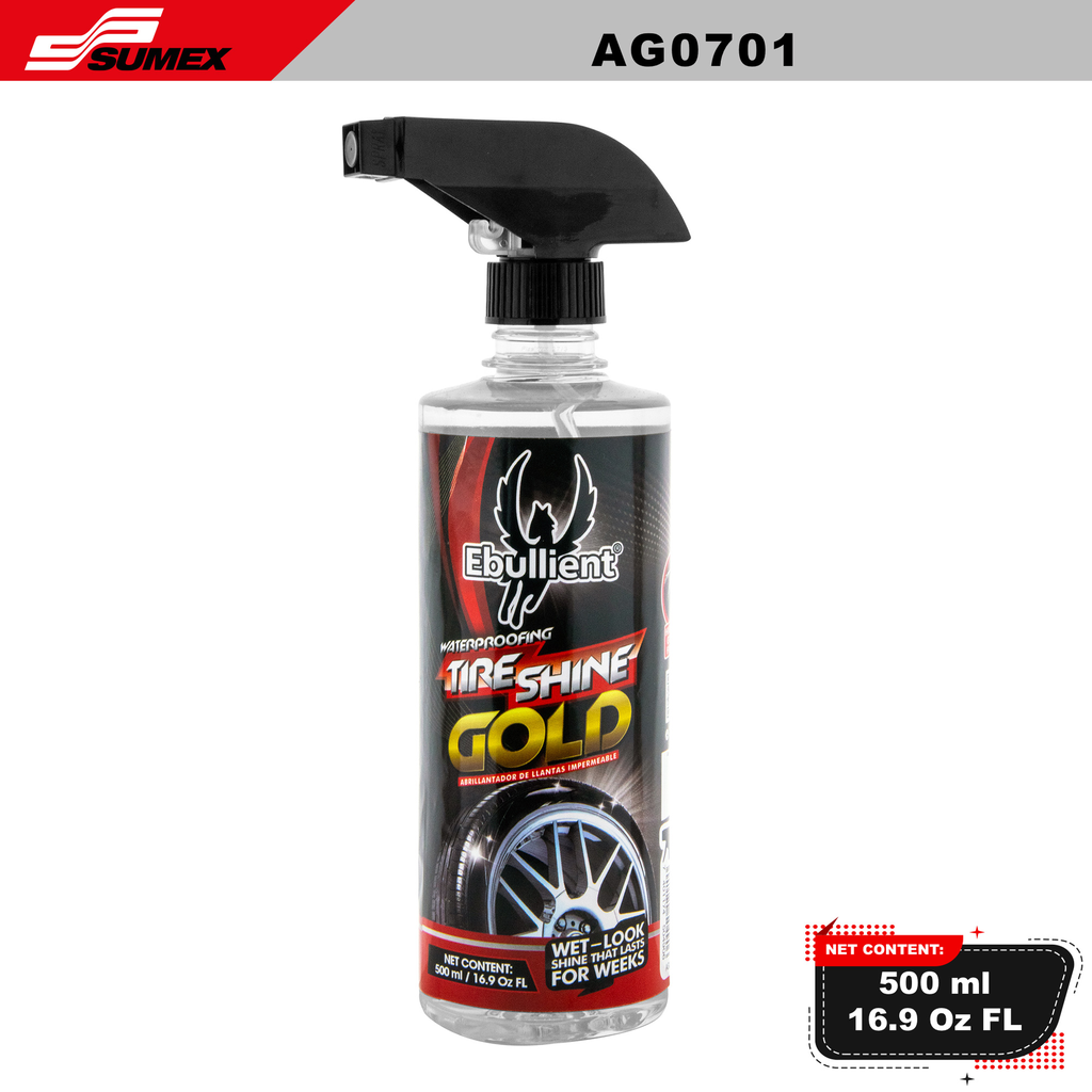 ABRILLANTADOR PARA NEUMATICO EBULLIENT GOLD (500ML / 16.9OZ) (24UNITS) 