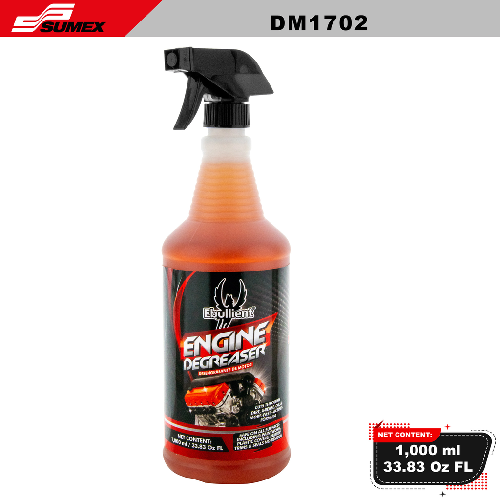 DESENGRASANTE DE MOTOR EBULLIENT  SPRAY /1LT 12UNDS 