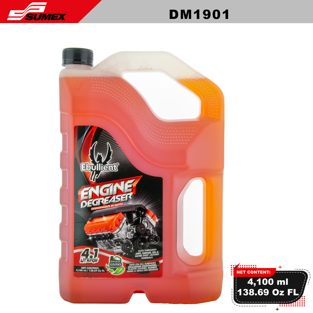 DESENGRASANTE DE MOTOR EBULLIENT (4.1 L / 138.69 OZ) (6 UNITS)