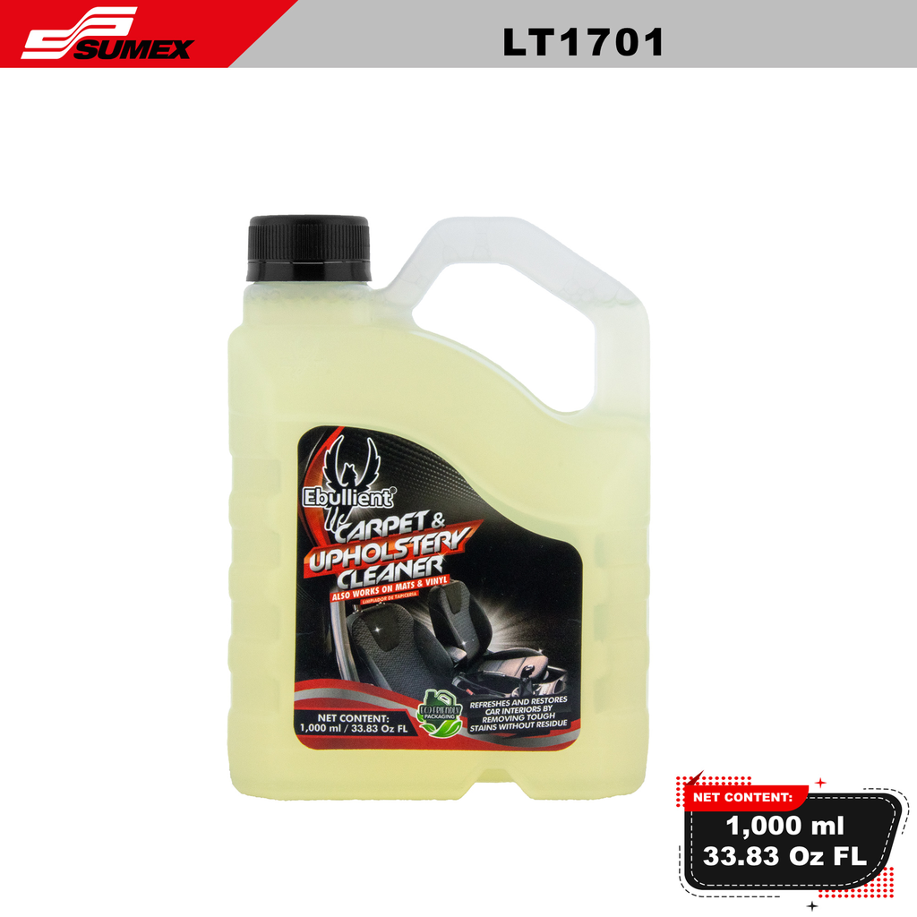 CARPET & UPHOLSTERY CLEANER EBULLIENT (1 L / 33.83 OZ) (12 UNITS) 
