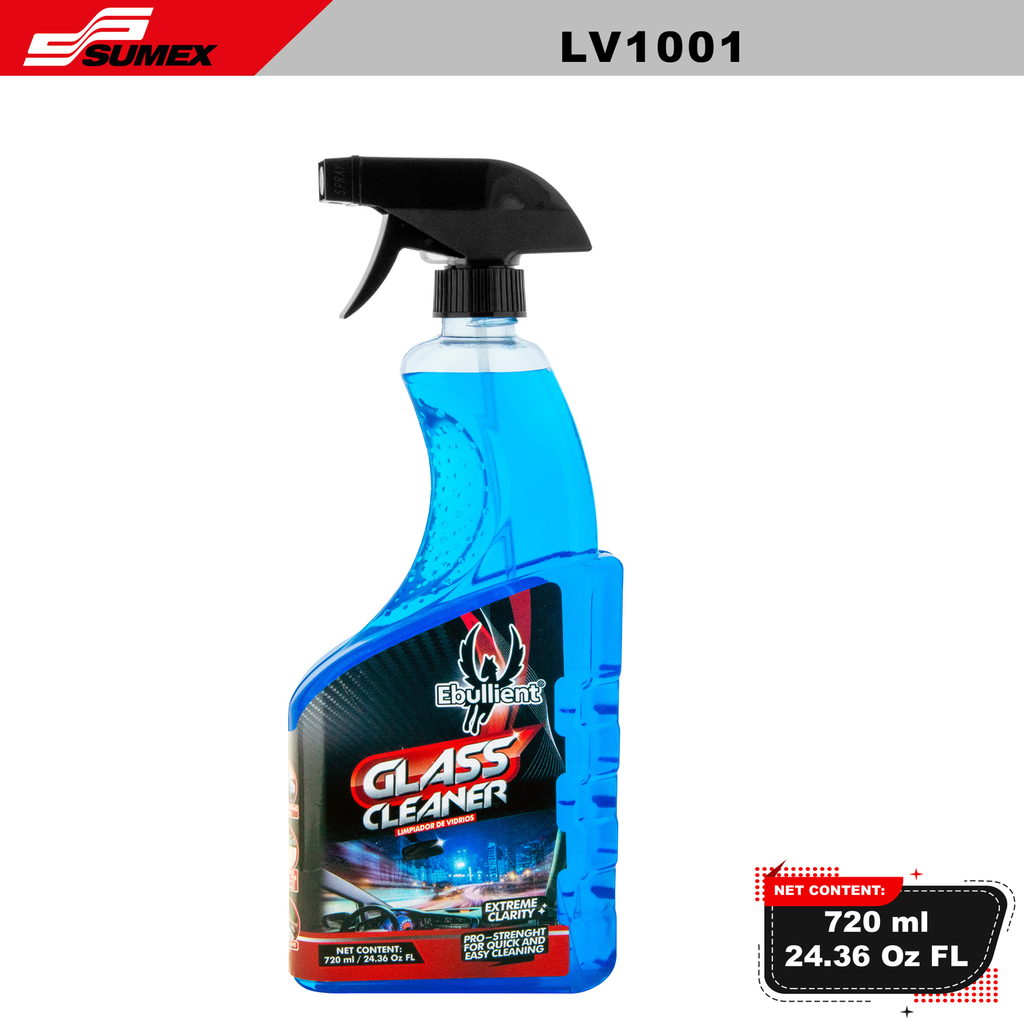 GLASS CLEANER EBULLIENT (720 ML / 24.36 OZ) (12 UNITS)