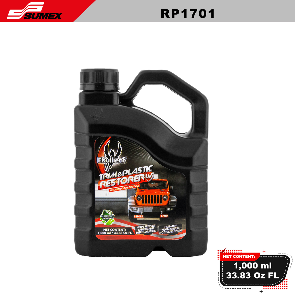 RESTAURADOR DE PLASTICOS EBULLIENT (1 L / 33.83 OZ) (12 UNITS)