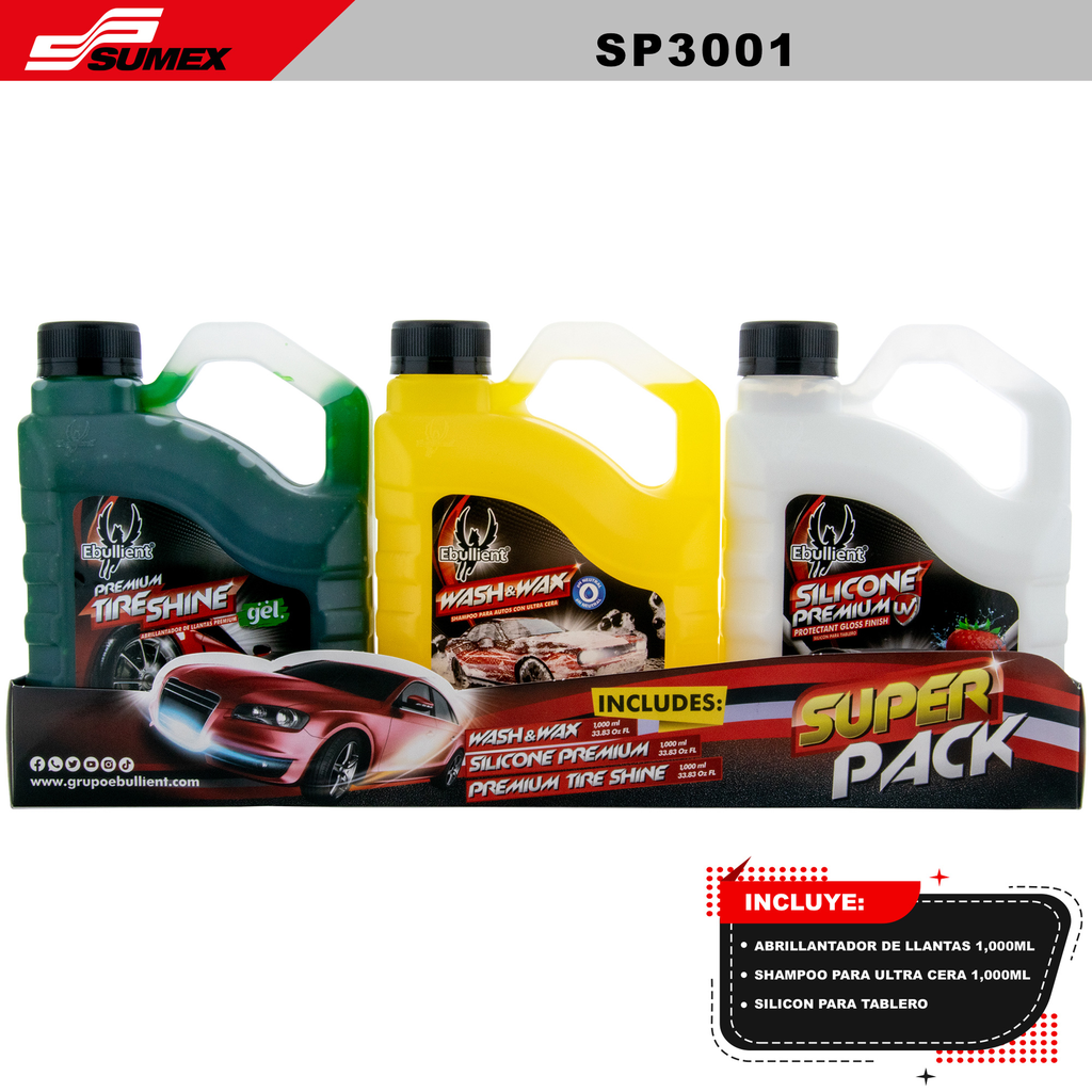 SUPER PACK EBULLIENT (3 L) (4 SETS)