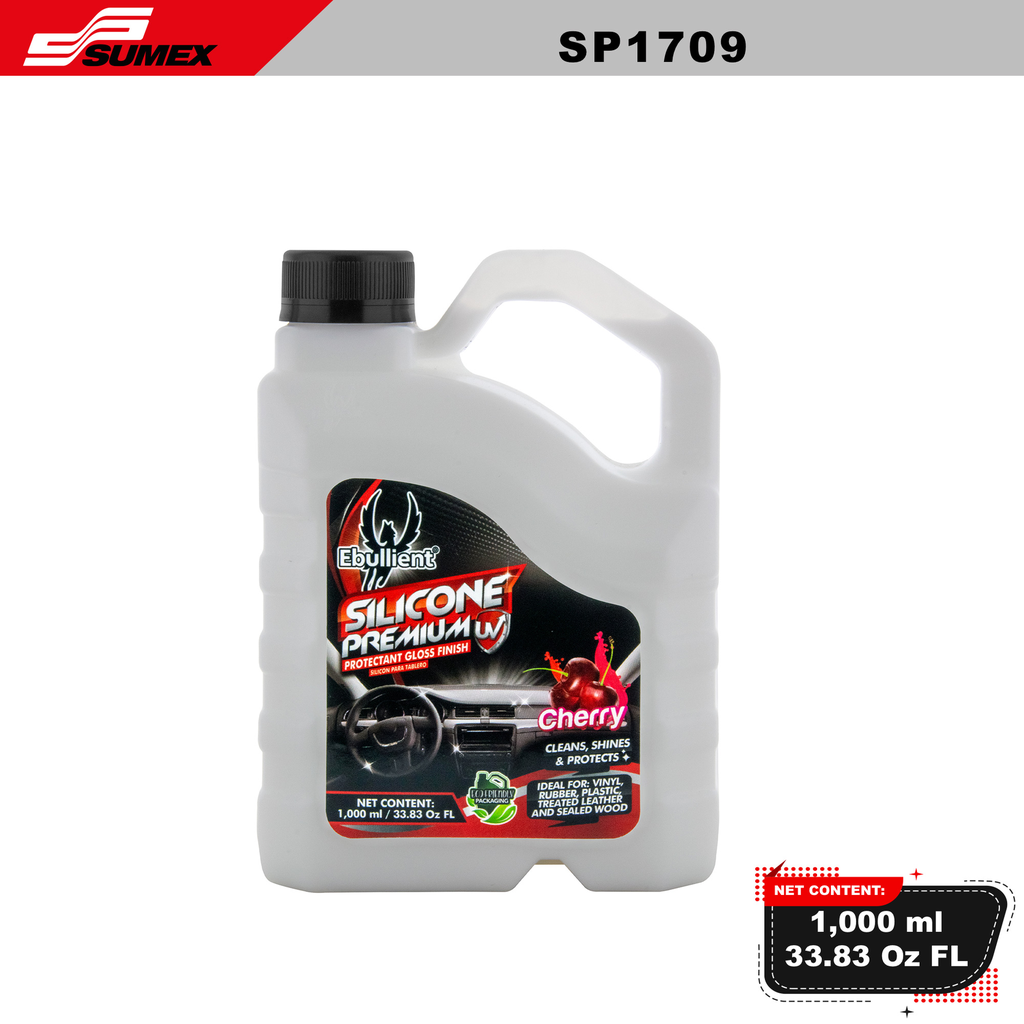 SILICONE PREMIUM UV PROTECTANT GLOSS FINISH CHERRY EBULLIENT (1 L / 33.83 OZ) (12 UNITS)