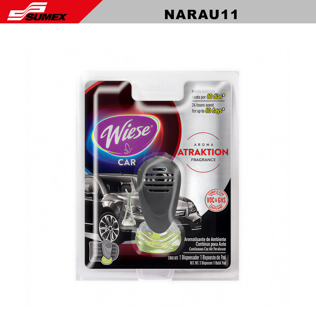 AMBIENTADOR WIESE  ATRAKTION 7ML CAJA6 