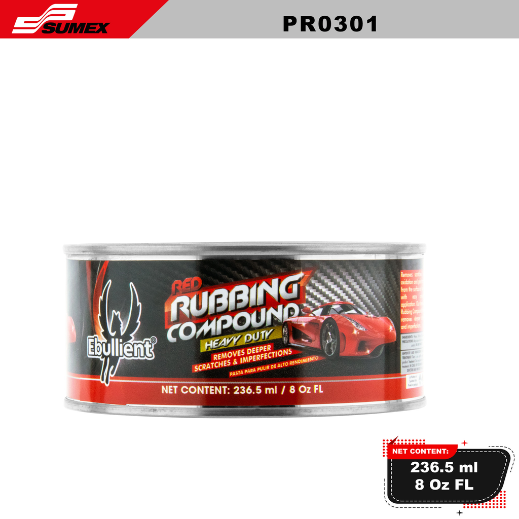 PASTA PARA PULIR  EBULLIENT ROJO GRUESO (236.5 ML / 8 OZ) (18 UNITS) 