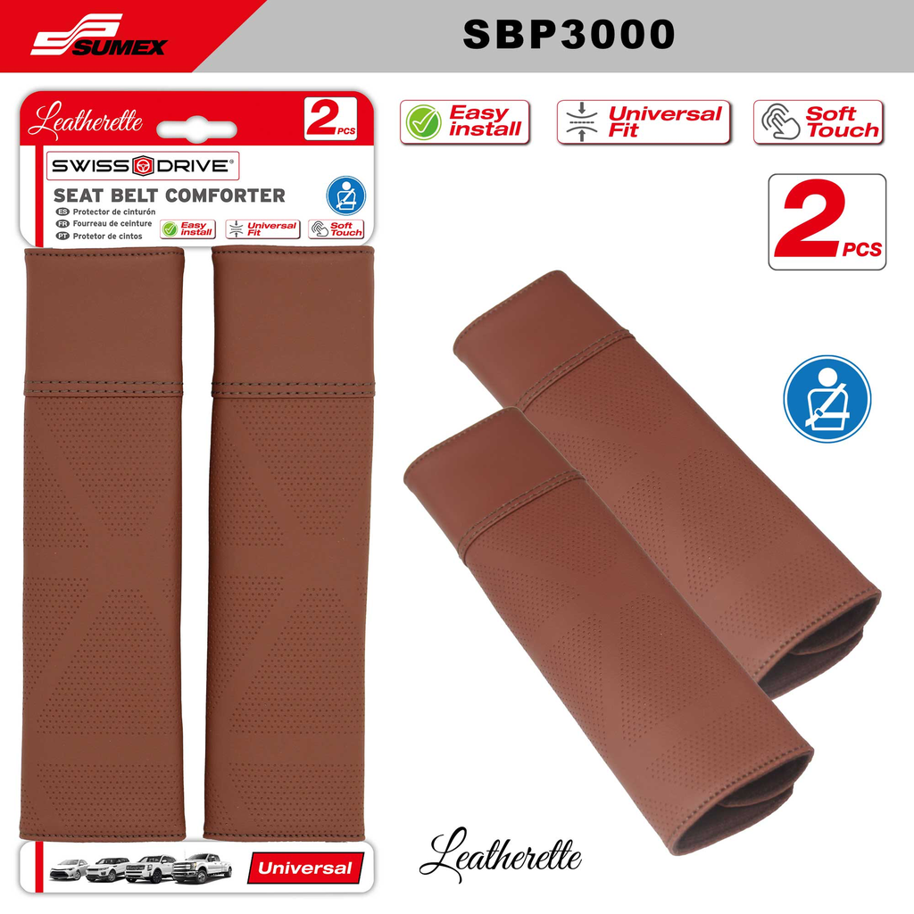 CUBRE CINTURON SWISS DRIVE PSP BROWN (2 UNDS) (50 SETS) 