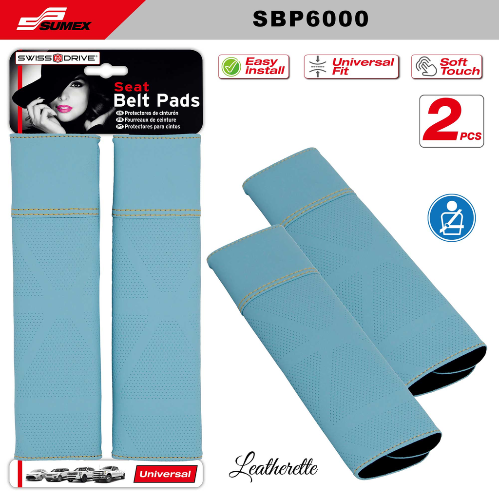 CUBRE CINTURON SWISS DRIVE PSP GIRLY BLUE (2 UNDS) (50 SETS)  