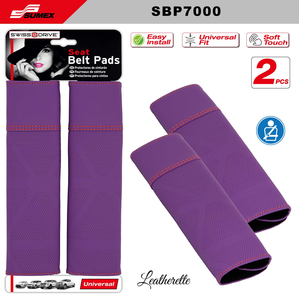 CUBRE CINTURON SWISS DRIVE PSP GIRLY PURPLE (2 UNDS) (50 SETS) 