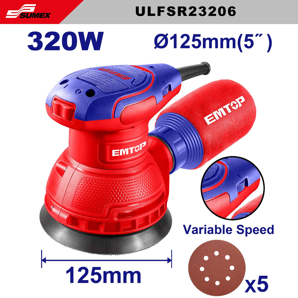 ROTARY SANDER 320 W EMTOP (8 UNITS)