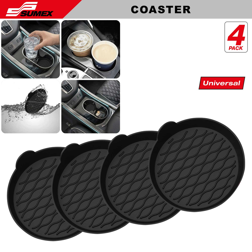 DRINK HOLD SWISS DRIVE "COASTER" (4PCS) (CS/24SETS)