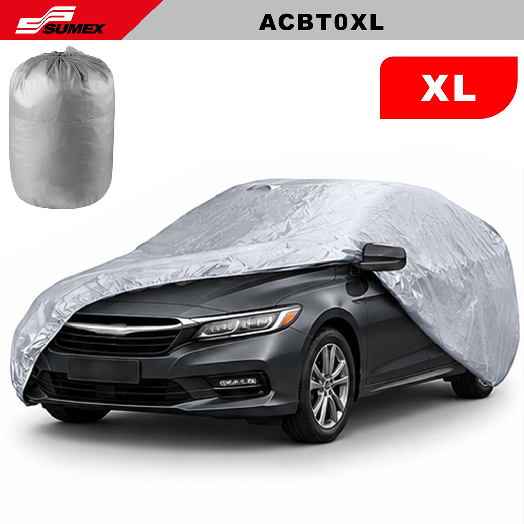 COBERTOR DE AUTO SWISS DRIVE 190T "XL" GRIS (8UNDS)  