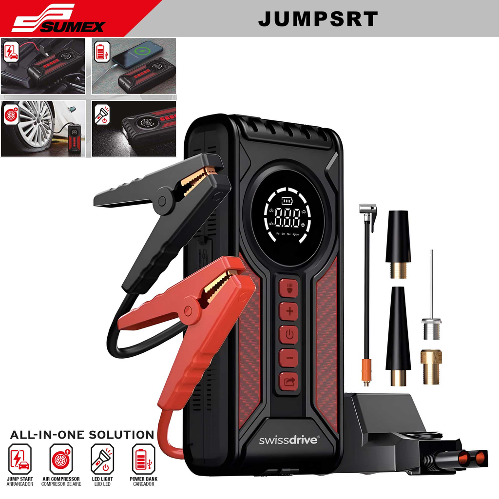 PORTABLE BATTERY JUMP STARTER SWISS DRIVE 