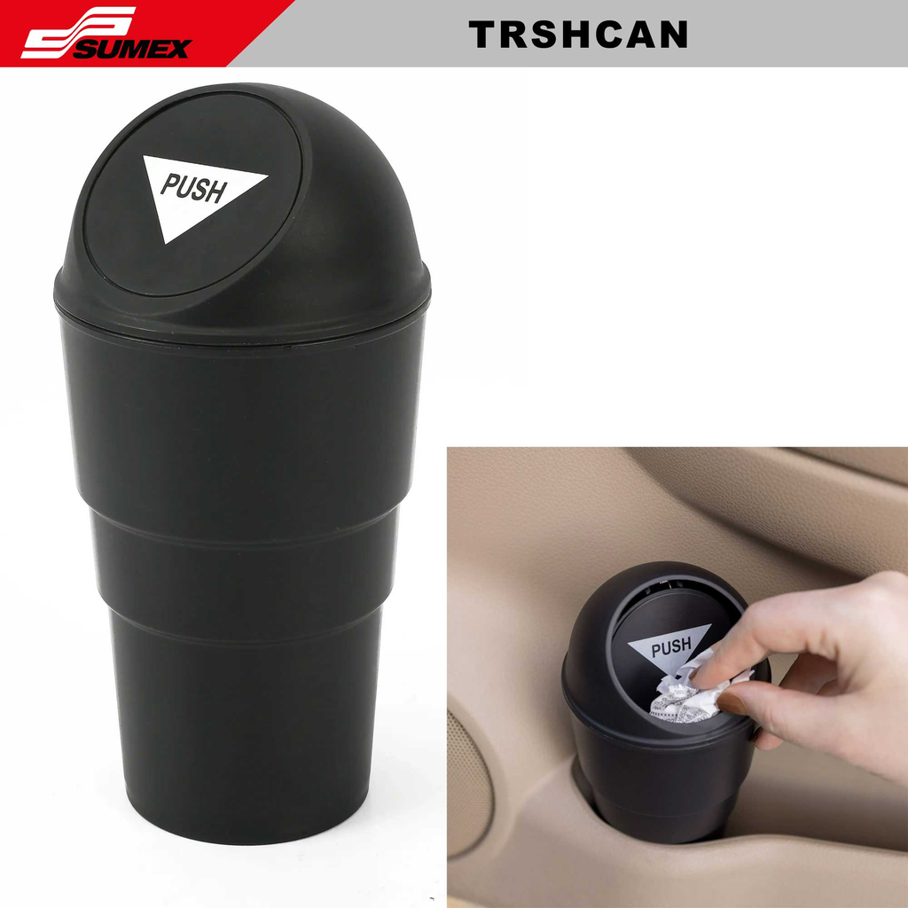 BASURERO PARA AUTO SWISS DRIVE 1L NEGRO