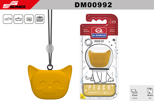 [DM00992] AMBIENTADOR DR. MARCUS COSMIC CAT PEACH (1 SET/12 UNDS) (4 SETS/48UNDS)