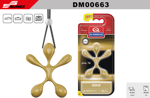 [DM00663] AMBIENTADOR DR. MARCUS LUCKY TOP GOLD (1 SET/14 UNDS) (4 SETS/56 UNDS)