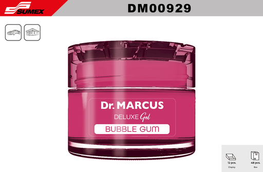 [DM00929] AIR FRESHENER DR. MARCUS SENSO DELUXE GEL BUBBLE GUM (1 SET=12 UNITS)