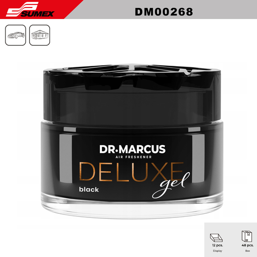 [DM00268] AMBIENTADOR DR. MARCUS SENSO DELUXE GEL BLACK (1 SET/12 UNDS)
